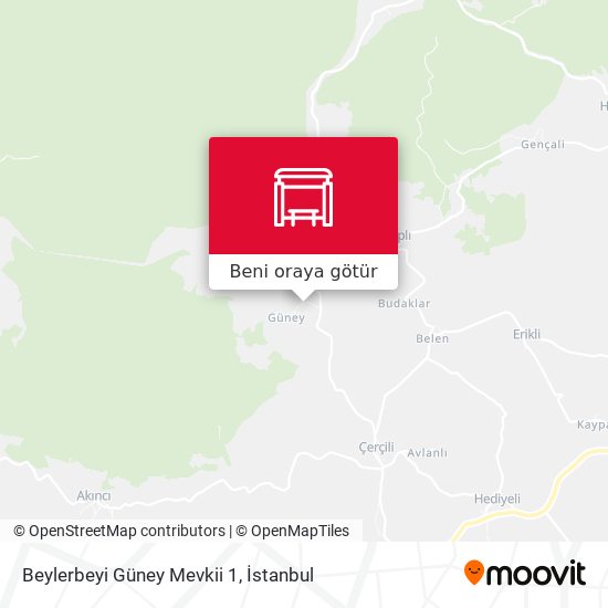 Beylerbeyi Güney Mevkii 1 harita