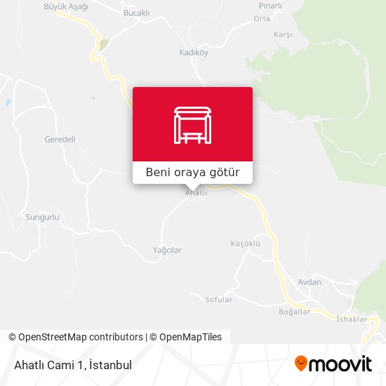 Ahatlı Cami 1 harita