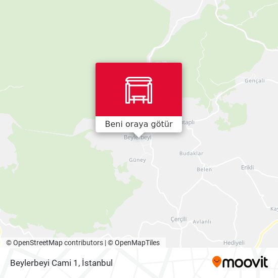 Beylerbeyi Cami 1 harita