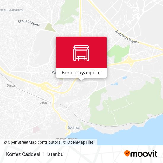 Körfez Caddesi 1 harita
