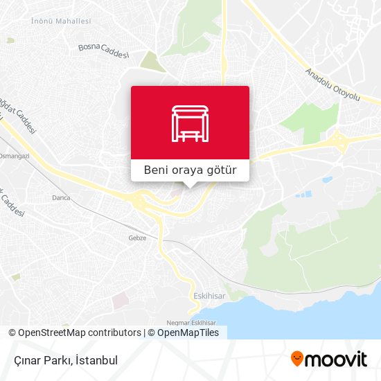 Çınar Parkı harita