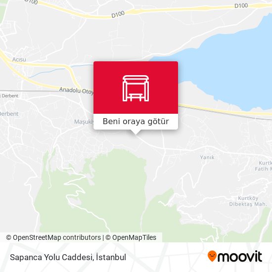 Sapanca Yolu Caddesi harita