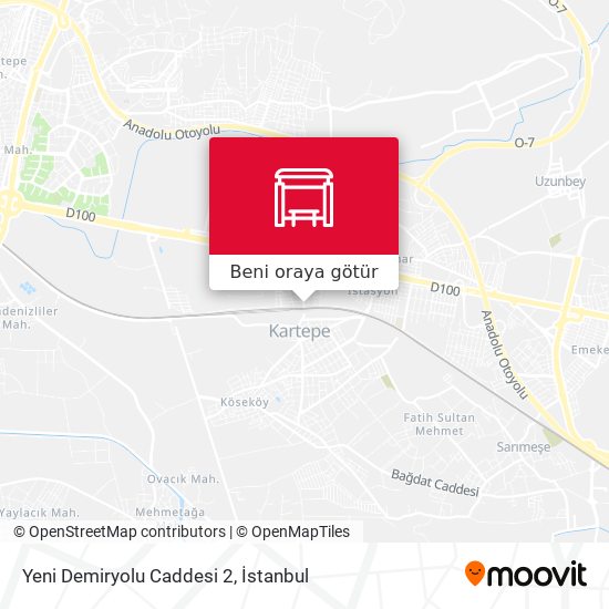 Yeni Demiryolu Caddesi 2 harita