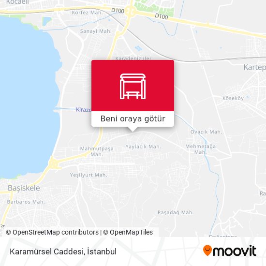 Karamürsel Caddesi harita