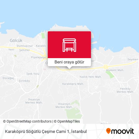 Karaköprü Söğütlü Çeşme Cami 1 harita