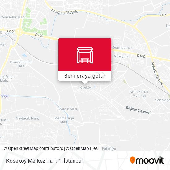 Köseköy Merkez Park 1 harita