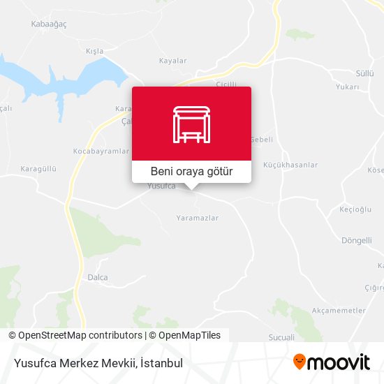 Yusufca Merkez Mevkii harita