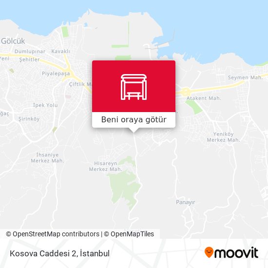 Kosova Caddesi 2 harita