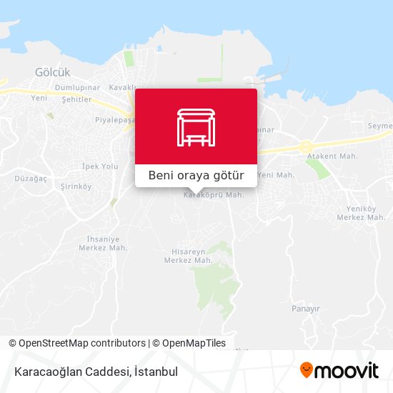 Karacaoğlan Caddesi harita