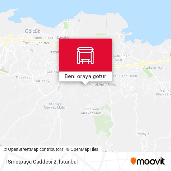 İSmetpaşa Caddesi 2 harita