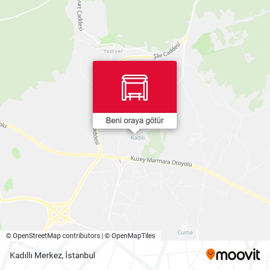Kadıllı Merkez harita
