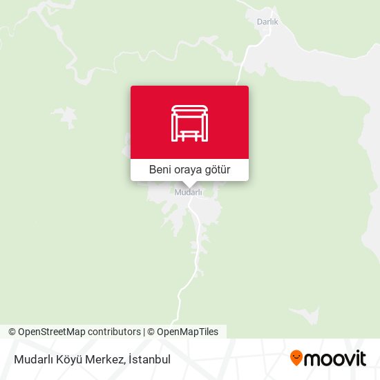 Mudarlı Köyü Merkez harita