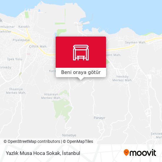 Yazlık Musa Hoca Sokak harita