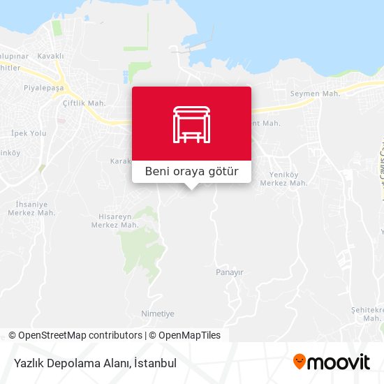 Yazlık Depolama Alanı harita