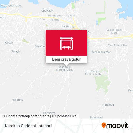 Karakaş Caddesi harita