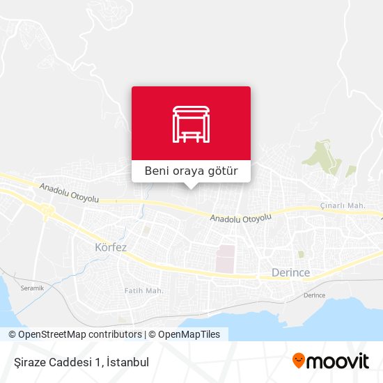 Şiraze Caddesi 1 harita
