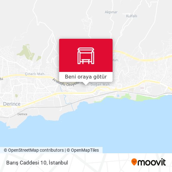 Barış Caddesi 10 harita