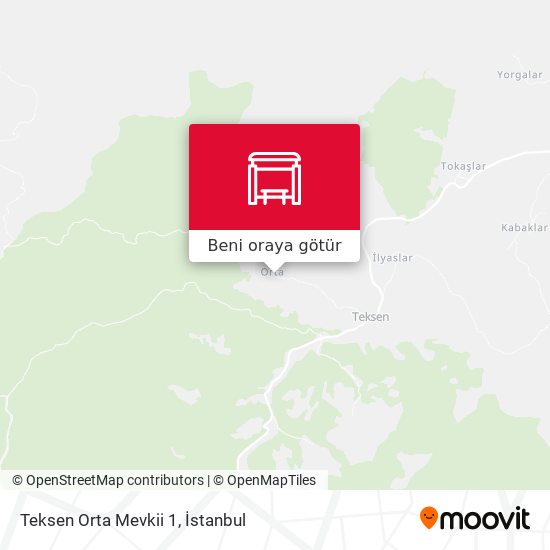 Teksen Orta Mevkii 1 harita
