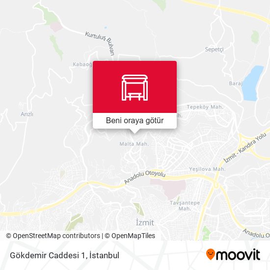 Gökdemir Caddesi 1 harita
