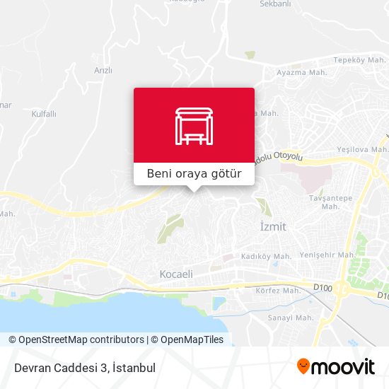 Devran Caddesi 3 harita