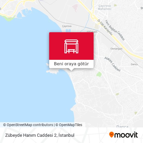 Zübeyde Hanım Caddesi 2 harita