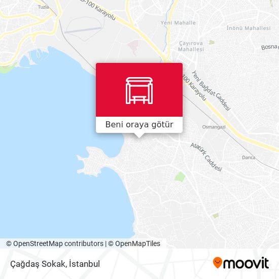 Çağdaş Sokak harita