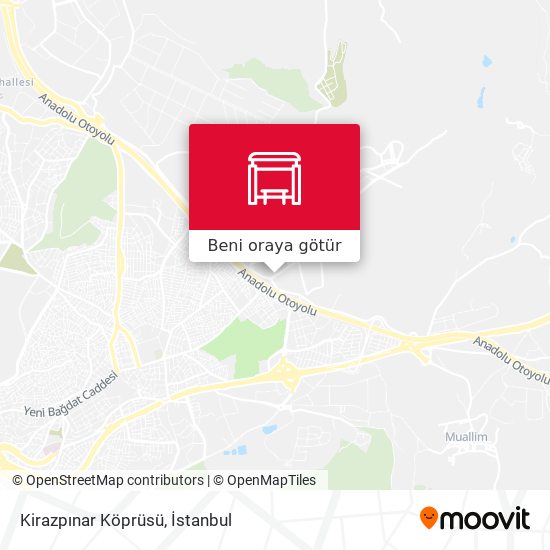 Kirazpınar Köprüsü harita