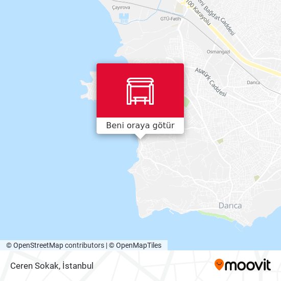 Ceren Sokak harita