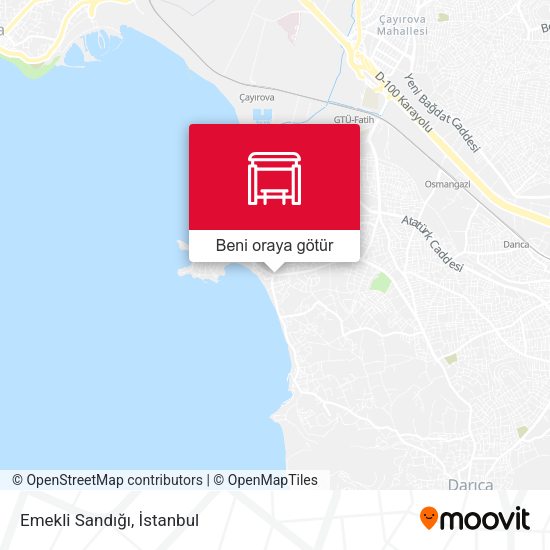 Emekli Sandığı harita