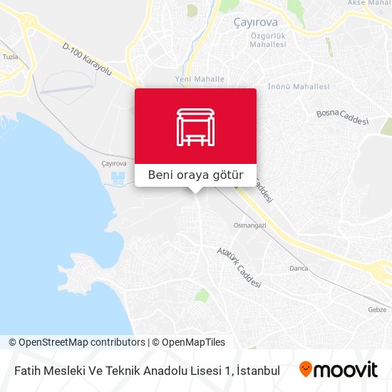 Fatih Mesleki Ve Teknik Anadolu Lisesi 1 harita