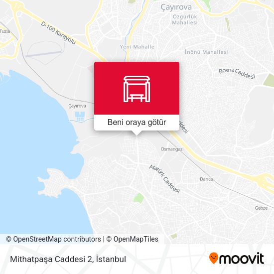 Mithatpaşa Caddesi 2 harita