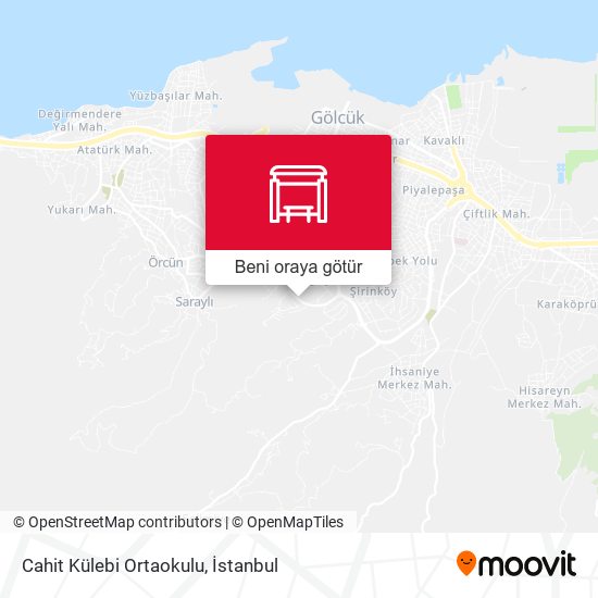 Cahit Külebi Ortaokulu harita
