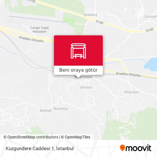 Kuzgundere Caddesi 1 harita