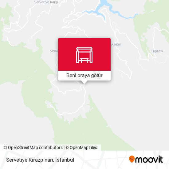Servetiye Kirazpınarı harita