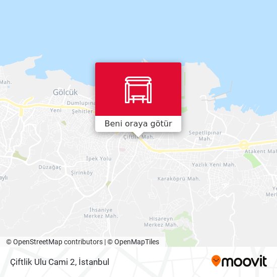 Çiftlik Ulu Cami 2 harita