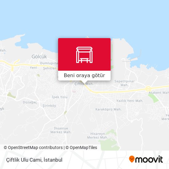 Çiftlik Ulu Cami harita