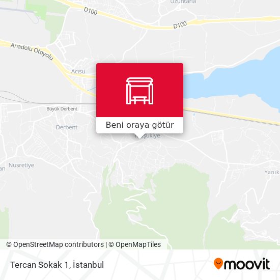 Tercan Sokak 1 harita