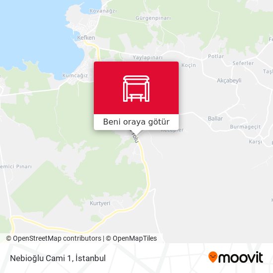 Nebioğlu Cami 1 harita