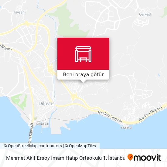 Mehmet Akif Ersoy İmam Hatip Ortaokulu 1 harita