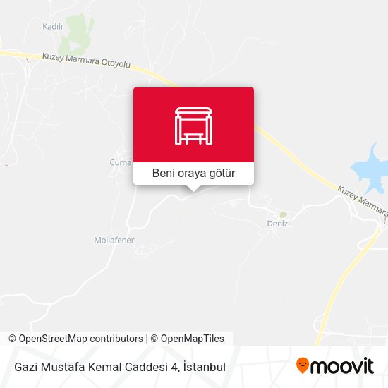 Gazi Mustafa Kemal Caddesi 4 harita