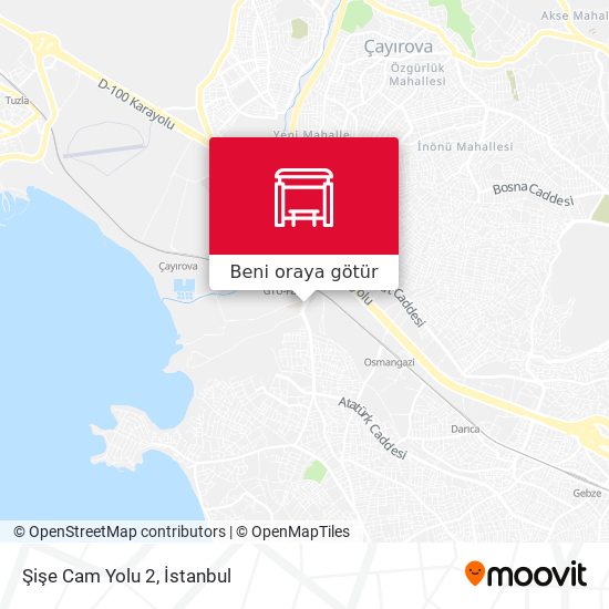 Şişe Cam Yolu 2 harita