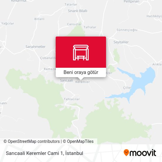 Sarıcaali Keremler Cami 1 harita