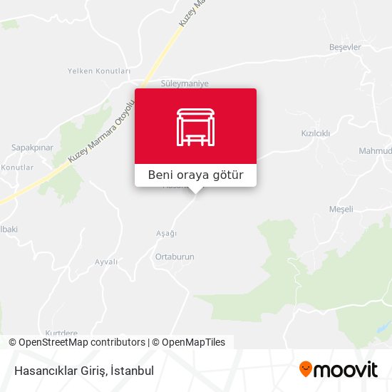 Hasancıklar Giriş harita