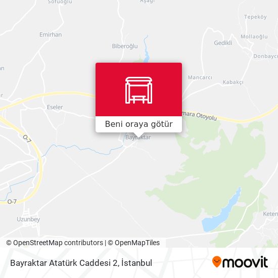 Bayraktar Atatürk Caddesi 2 harita