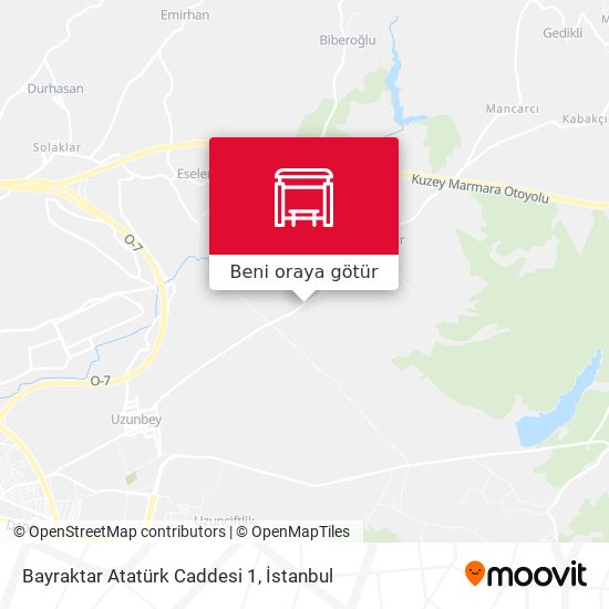 Bayraktar Atatürk Caddesi 1 harita