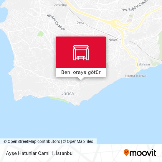 Ayşe Hatunlar Cami 1 harita