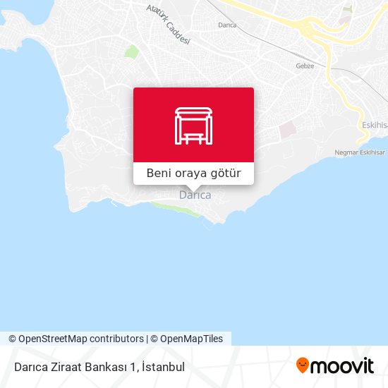 Darıca Ziraat Bankası 1 harita