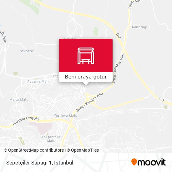 Sepetçiler Sapağı 1 harita