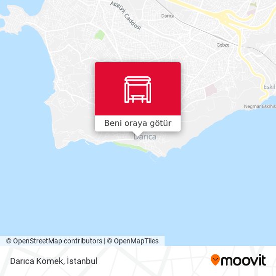 Darıca Komek harita