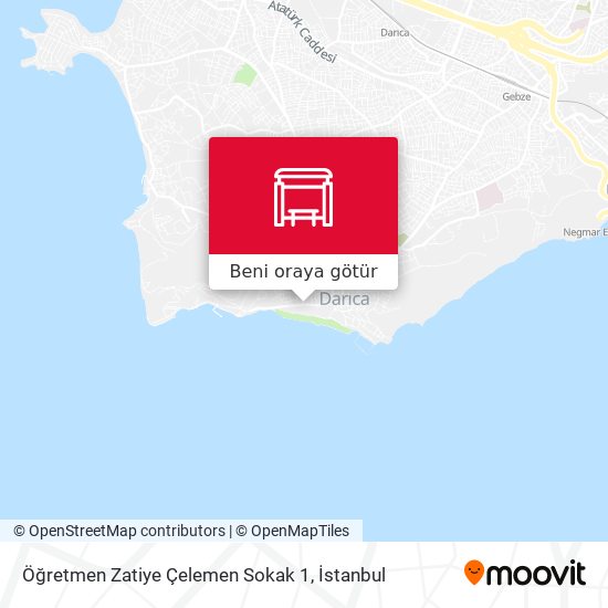Öğretmen Zatiye Çelemen Sokak 1 harita